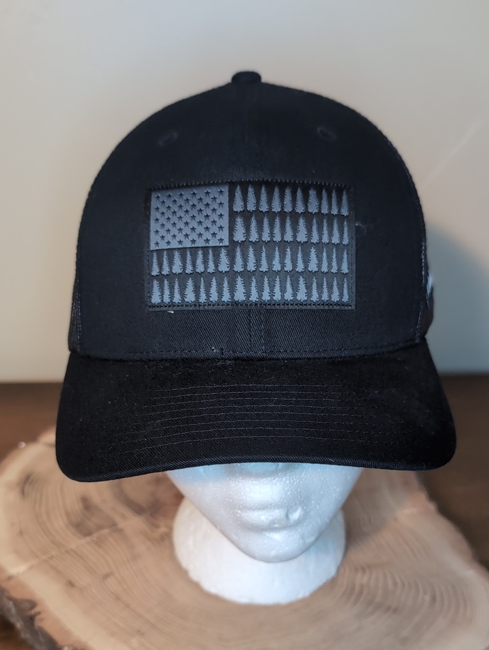 Columbia Forest Strong Black Flag Patch Trucker Cap - Men's Accessories